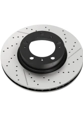 DBA Street Series Drilled & Slotted Rotor - Rear Mercedes-Benz C63 AMG 2012-2015                                     - 3239OEXS - Image 2