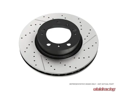 DBA Street Series Drilled & Slotted Rotor - Rear Mercedes-Benz C63 AMG 2012-2015 - 3239OEXS