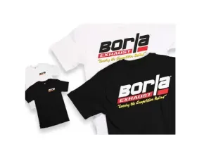Borla Exhaust Borla Menfts Motorsports Black T-Shirt - XL Size