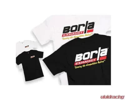 Borla Exhaust Borla Menfts Motorsports Black T-Shirt - XL Size - 21198