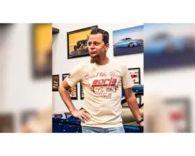 Borla Exhaust Borla Menfts Sound Sand T-Shirt - M, 100% Cotton, Performance Fit