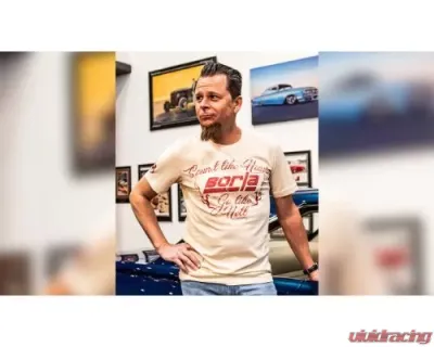 Borla Exhaust Borla Menfts Sound Sand T-Shirt - M, 100% Cotton, Performance Fit - 21587