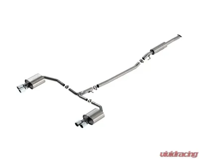 Borla S-Type Catback Exhaust System w/Bright Chrome Tips Kia K5 GT 2021-2023 - 140891