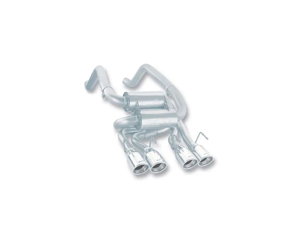 Borla 2005-2008 Chevrolet Corvette C6 Axle-Back Exhaust System S-Type Classic - 11744
