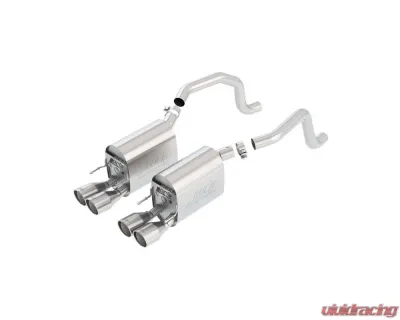 Borla 2009-2013 Chevrolet Corvette C6 Axle-Back Exhaust System S-Type II - 11811