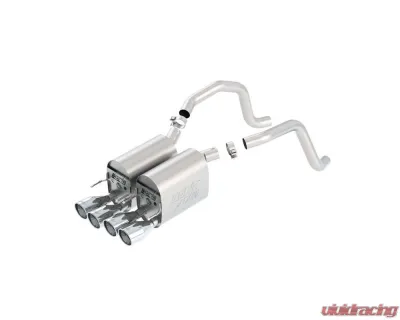 Borla 2005-2008 Chevrolet Corvette C6 Axle-Back Exhaust System ATAK - 11816