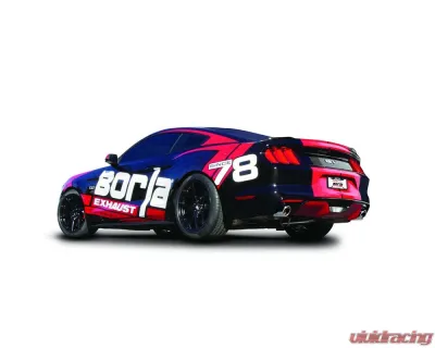 Borla Exhaust Axle-Back System S-Type for 2015-2017 Ford Mustang GT, T-304 Stainless Steel - 11887