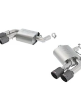 Borla Exhaust Axle-Back System S-Type for 2016-2023 Chevrolet Camaro SS, Dual Tips, T-304 Stainless Steel                                     - 11920CFBA - Image 2