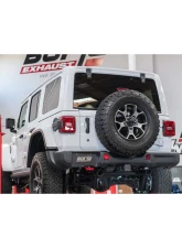 Borla Exhaust S-Type Axle-Back System for 2018-2023 Jeep Wrangler JL/JLU, T-304 Stainless Steel                                     - 11956CB - Image 2