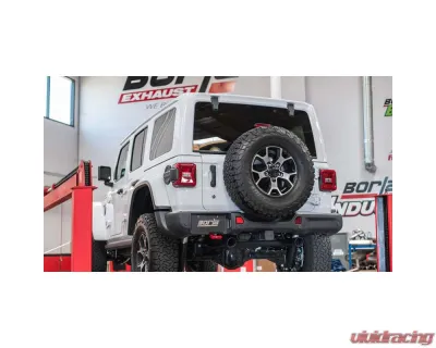 Borla Exhaust S-Type Axle-Back System for 2018-2023 Jeep Wrangler JL/JLU, T-304 Stainless Steel - 11956CB