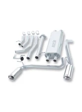 Borla Exhaust Cat-Back System for 2003-2006 Hummer H2, T-304 Stainless Steel Tips                                     - 140037 - Image 2