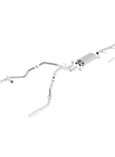 Borla 2009-2013 Chevrolet Silverado 1500/ GMC Sierra 1500 Cat-Back Exhaust System Touring                                     - 140340 - Image 2