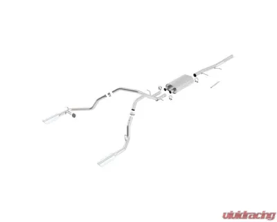 Borla 2009-2013 Chevrolet Silverado 1500/ GMC Sierra 1500 Cat-Back Exhaust System Touring - 140340