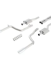 Borla 2005-2010 Chrysler 300 SRT-8/ Dodge Magnum SRT-8/ Charger SRT-8 Cat-Back Exhaust System ATAK                                     - 140407 - Image 2