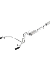 Borla 2011-2014 Ford F-150 Cat-Back Exhaust System S-Type                                     - 140416BC - Image 2