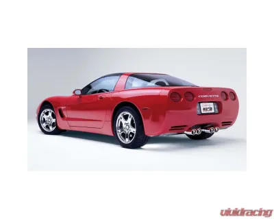 Borla Exhaust Cat-Back System S-Type II for 1997-2004 Chevrolet Corvette Z06 C5, T-304 Stainless Steel - 140427