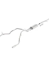 Borla 2009-2013 Chevrolet Silverado 1500/ GMC Sierra 1500 Cat-Back Exhaust System S-Type                                     - 140429 - Image 2