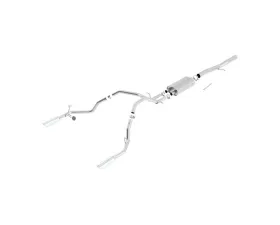 Borla 2011-2013 Chevrolet Silverado 1500/ GMC Sierra/ Sierra Denali 1500 Cat-Back Exhaust System S-Type