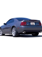 Borla Exhaust Cat-Back System ATAK for 1999-2004 Ford Mustang Cobra, T-304 Stainless Steel, 4" Tips                                     - 140446 - Image 2