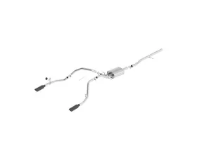 Borla 2014-2019 Chevrolet Silverado 1500/ GMC Sierra 1500 Cat-Back Exhaust System Touring