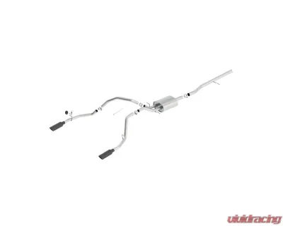 Borla 2014-2019 Chevrolet Silverado 1500/ GMC Sierra 1500 Cat-Back Exhaust System Touring - 140535BC