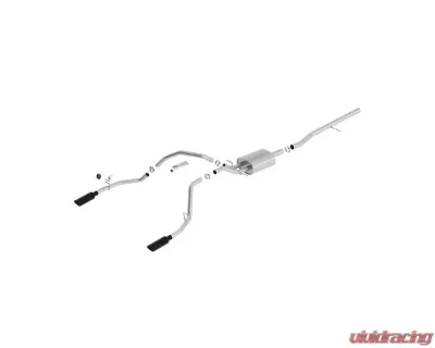 Borla 2014-2019 Chevrolet Silverado 1500/ GMC Sierra 1500 Cat-Back Exhaust System S-Type - 140536BC