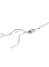 Borla 2014-2019 Chevrolet Silverado 1500/ GMC Sierra 1500 Cat-Back Exhaust System S-Type                                     - 140536 - Image 2