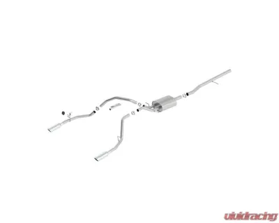 Borla 2014-2019 Chevrolet Silverado 1500/ GMC Sierra 1500 Cat-Back Exhaust System S-Type - 140536