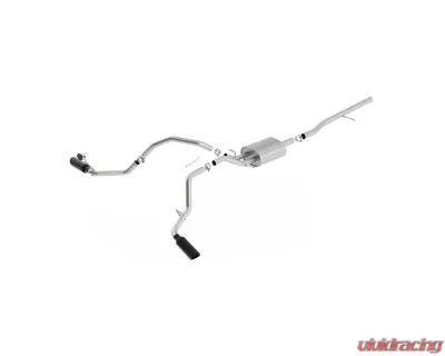 Borla 2014-2019 Chevrolet Silverado 1500/ GMC Sierra 1500 Cat-Back Exhaust System S-Type - 140545BC