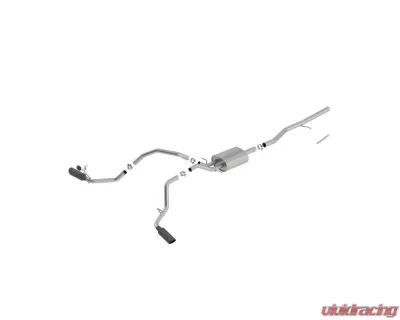 Borla 2014-2019 Chevrolet Silverado 1500/ GMC Sierra 1500 Cat-Back Exhaust System ATAK - 140549BC