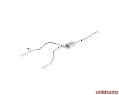 Borla 2014-2018 Chevrolet Silverado 1500/ GMC Sierra 1500 Cat-Back Exhaust System ATAK - 140572