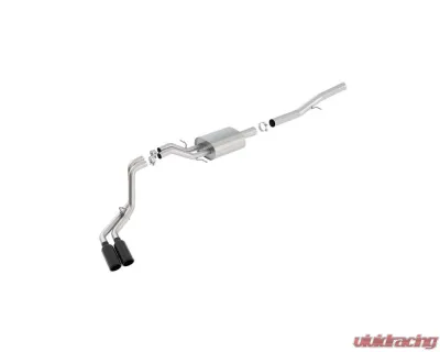 Borla 2014-2018 Chevrolet Silverado 1500/ GMC Sierra 1500 Cat-Back Exhaust System S-Type - 140576BC