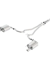 Borla 2015-2023 Ford Mustang 2.3L EcoBoost/ 3.7L V6 Cat-Back Exhaust System S-Type                                     - 140584 - Image 2