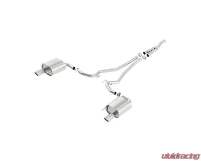 Borla 2015-2023 Ford Mustang 2.3L EcoBoost/ 3.7L V6 Cat-Back Exhaust System S-Type - 140584