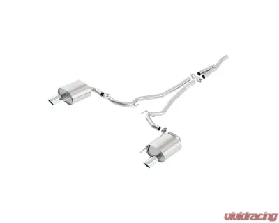 Borla 2015-2023 Ford Mustang 2.3L EcoBoost/ 3.7L V6 Cat-Back Exhaust System ATAK - 140585