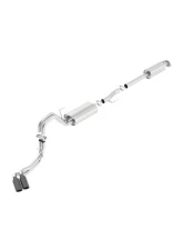Borla Exhaust Cat-Back System Touring for 2015-2020 Ford F-150 2.7L/3.5L/5.0L V8, Black Chrome Tips                                     - 140617BC - Image 3
