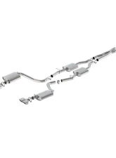 Borla Exhaust Cat-Back System S-Type for 2015-2023 Dodge Challenger R/T, T-304 Stainless Steel                                     - 140627 - Image 2