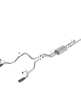 Borla Tundra 2014-2021 Cat-Back Exhaust System Touring                                     - 140638BC - Image 2