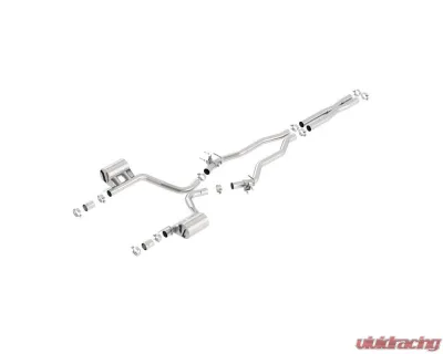 Borla 2023 Chrysler 300C/ 2015-2023 Dodge Charger SRT 392/ Scat Pack/ Daytona 392 Cat-Back Exhaust System ATAK - 140672