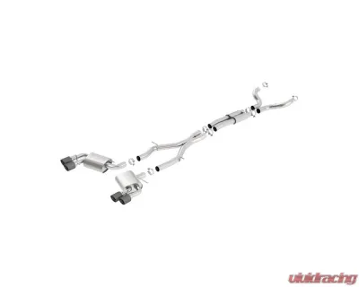 Borla 2016-2023 Chevrolet Camaro SS 3 in. With Dual Tips Cat-Back Exhaust System S-Type - 140687CF
