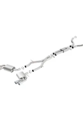 Borla 2016-2023 Chevrolet Camaro SS 3 in. With Dual Tips Cat-Back Exhaust System S-Type                                     - 140687 - Image 2