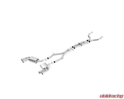 Borla 2016-2023 Chevrolet Camaro SS 3 in. With Dual Tips Cat-Back Exhaust System S-Type - 140687