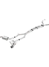 Borla 2016-2023 Chevrolet Camaro SS 3 in. With Single Tips Cat-Back Exhaust System S-Type                                     - 140689CF - Image 2