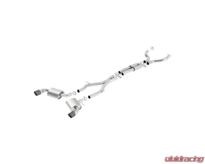 Borla 2016-2023 Chevrolet Camaro SS 3 in. With Single Tips Cat-Back Exhaust System S-Type - 140689CF