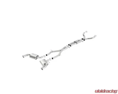 Borla 2016-2023 Chevrolet Camaro SS 3 in. With Single Tips Cat-Back Exhaust System ATAK - 140690
