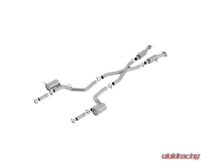 Borla 2018-2021 Jeep Grand Cherokee WK2 Trackhawk Cat-Back Exhaust System S-Type - 140755