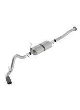 Borla 2015-2019 Chevrolet Silverado 2500/ 3500/ GMC Sierra 2500/ 3500 Cat-Back Exhaust System S-Type                                     - 140762BC - Image 2