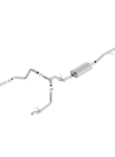 Borla Silverado/ Sierra 1500 2019-2025 Cat-Back Exhaust System Touring                                     - 140767 - Image 2