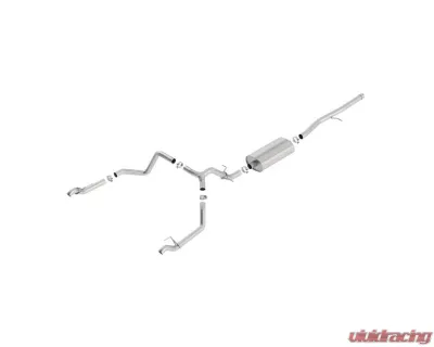 Borla Silverado/ Sierra 1500 2019-2025 Cat-Back Exhaust System Touring - 140767
