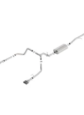 Borla Silverado/ Sierra 1500 2019-2025 Cat-Back Exhaust System Touring                                     - 140768CF - Image 2